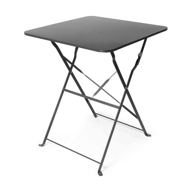 Bistrotafel vierkant - antraciet - 60x60x71 cm