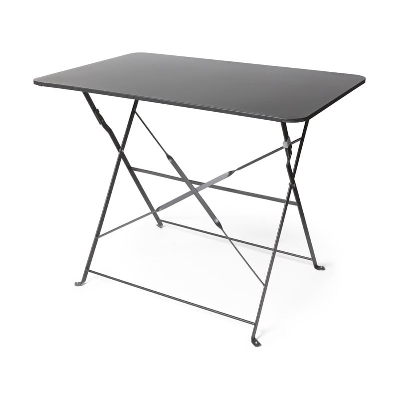 Bistrotafel rechthoekig - antraciet - 90x60x71 cm