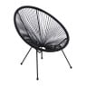 Tuinstoel Hawaii - zwart - 72x79x83 cm