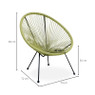 Tuinstoel Hawaii - groen - 72x79x83 cm