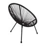 Kinderstoel Hawaii - zwart - 60x60x61 cm 