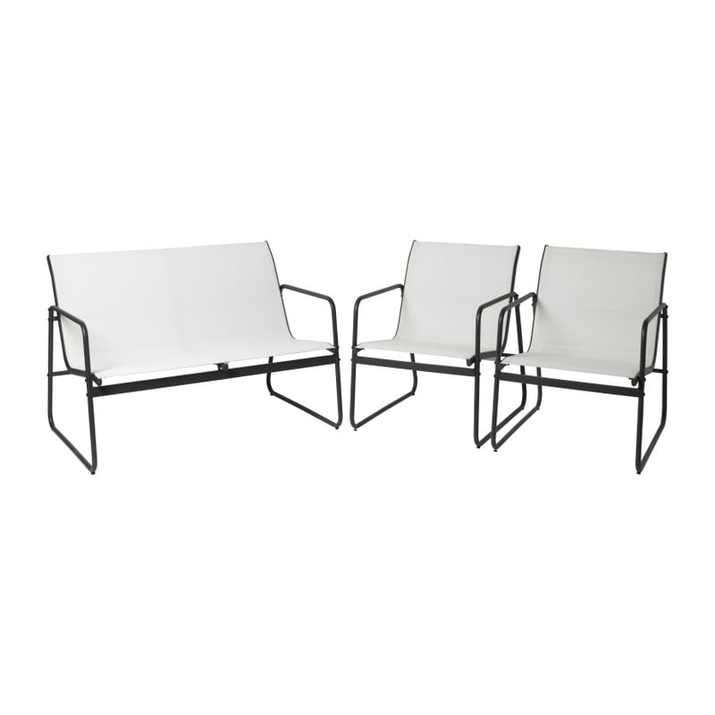 Tuinset Lima - wit - 3-delig