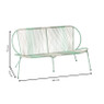 Tuinset Loes - groen/beige - 5-delig