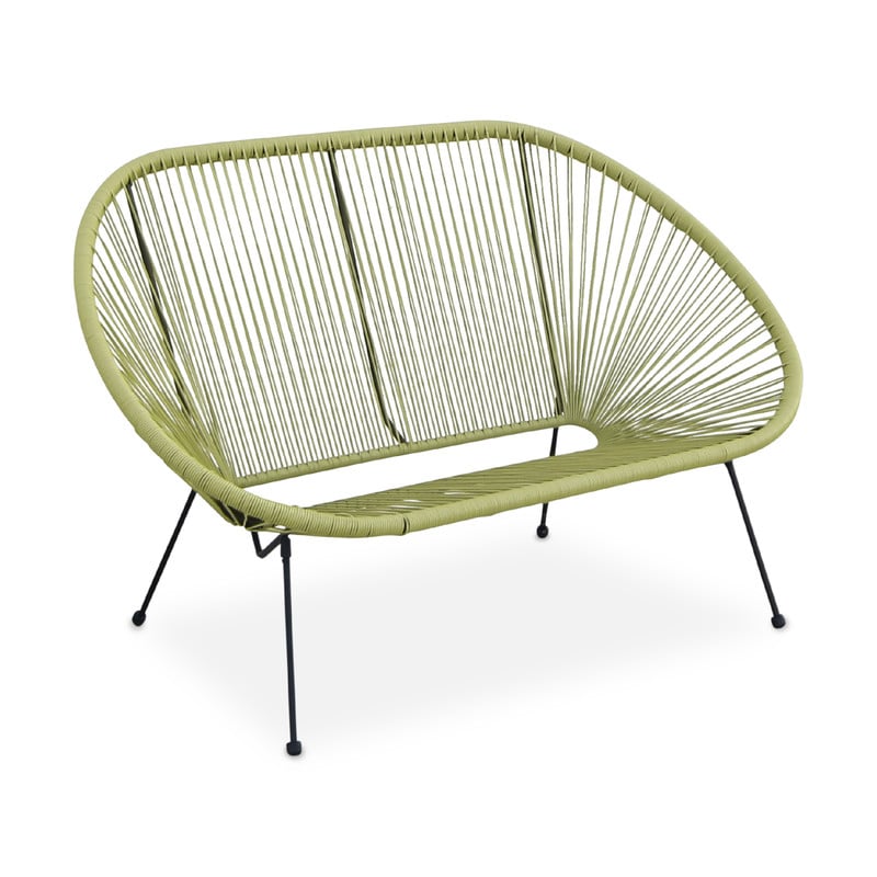 Tuinbank Hawaii - groen - 137x92x85 cm
