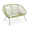 Tuinbank Hawaii - groen - 137x92x85 cm