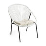 Tuinstoel Hawaii - wit - 84x74x69 cm 