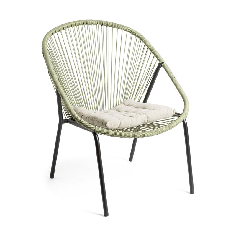 Tuinstoel Hawaii - groen - 74x74x84 cm 