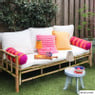 Bamboe tuinbank Hanoi - 2-zits - 70x150x75 cm