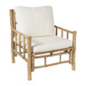 Bamboe fauteuil padang - 80x70x70 cm