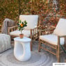 Bamboe fauteuil padang - 80x70x70 cm