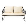 Tuinbank Mallorca - zwart - 69x140x75 cm