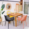 Tuintafel vierkant - acacia - 80x80x77 cm 