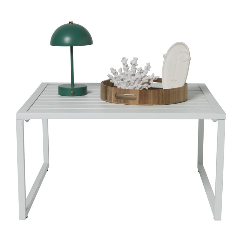 Bijzettafel Tenerife - wit - ø64x35 cm