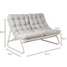 Tuinset Malaga - 4-delig - metaal/polyester
