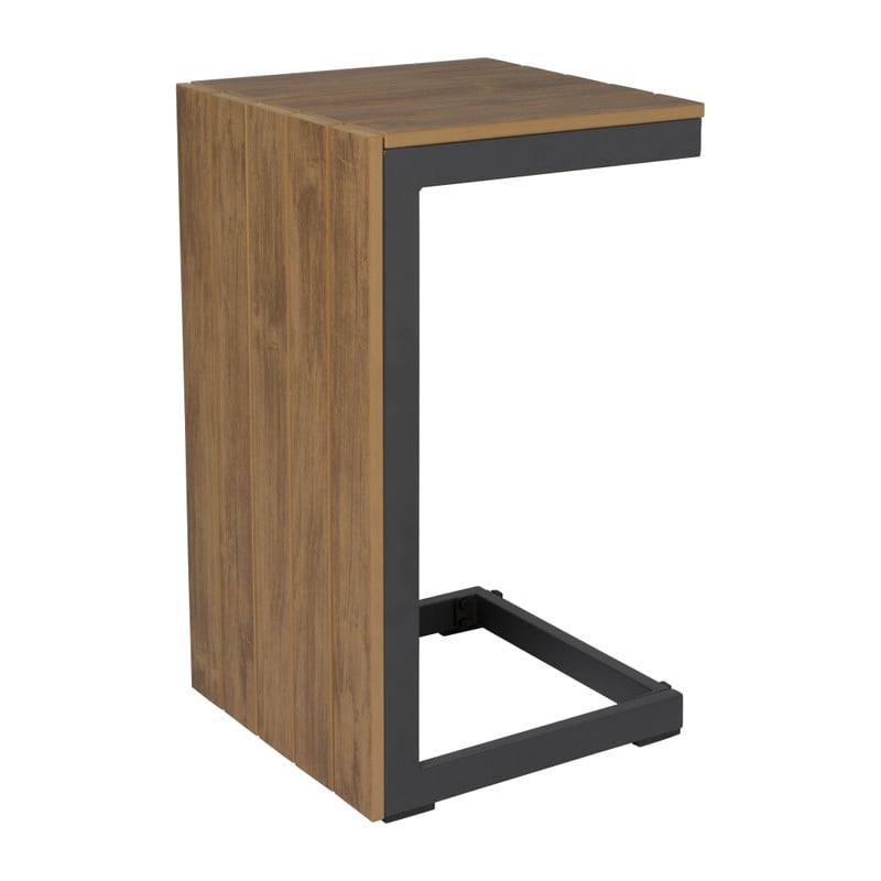 Loungeset Algarve - met tafeltje - hout/metaal