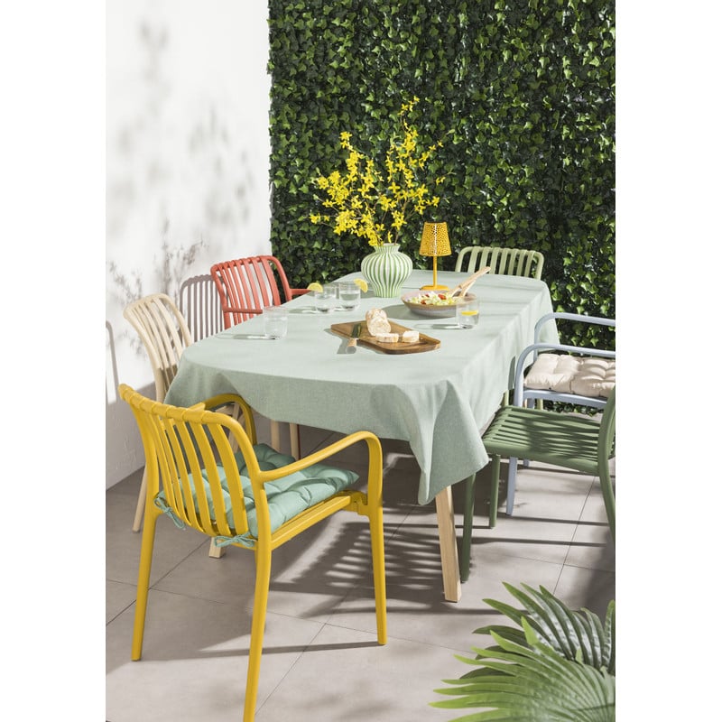 Stapelbare tuinstoel Lea - zwart - 80.5x58.5x47 cm