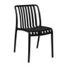 Stapelbare tuinstoel Lea - zwart - 80.5x58.5x47 cm