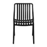 Stapelbare tuinstoel Lea - zwart - 80.5x58.5x47 cm