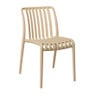 Stapelbare tuinstoel Lea - beige - 80.5x58.5x47 cm 