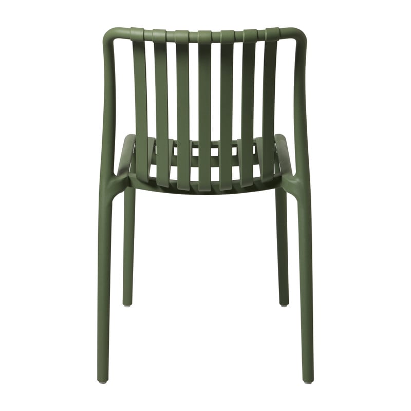 Stapelbare tuinstoel Lea - groen - 80.5x58.5x47 cm