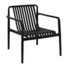 Tuinfauteuil Lea - zwart - 75.5x75.5x66.5 cm