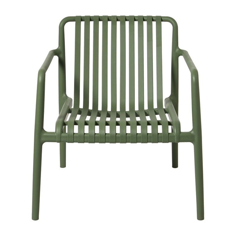 Tuinfauteuil Lea - groen - 75.5x75.5x66.5 cm