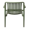 Tuinfauteuil Lea - groen - 75.5x75.5x66.5 cm