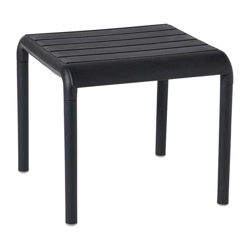 Buiten bijzettafel Lea - zwart - 40x45x45 cm