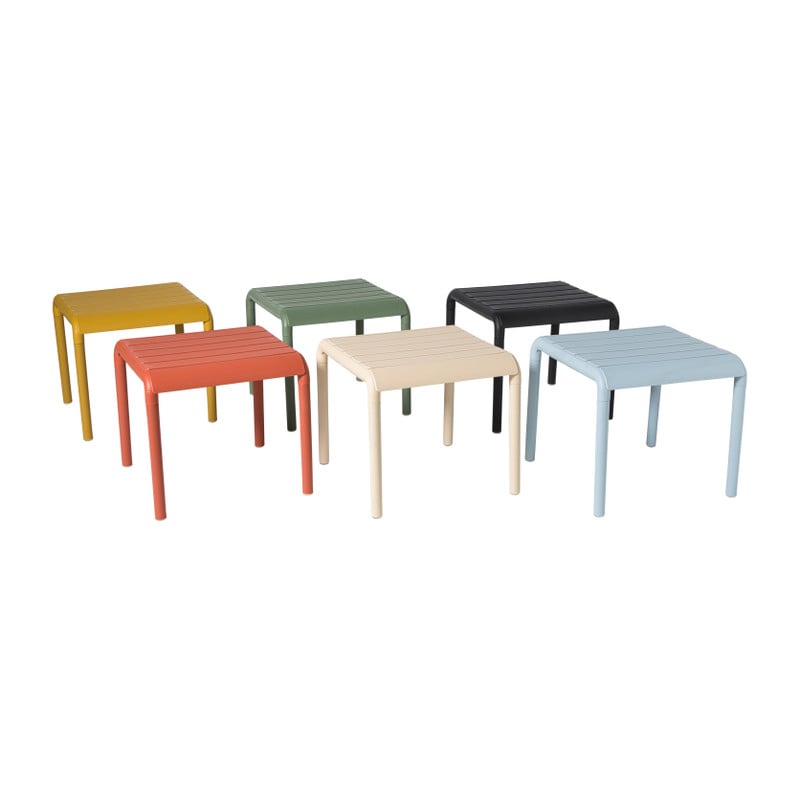 Buiten bijzettafel Lea - groen - 40x45x45 cm