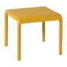 Buiten bijzettafel Lea - geel - 40x45x45 cm