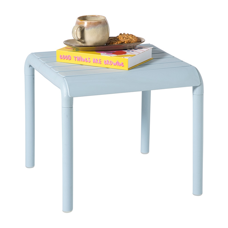Buiten bijzettafel Lea - blauw - 40x45x45 cm