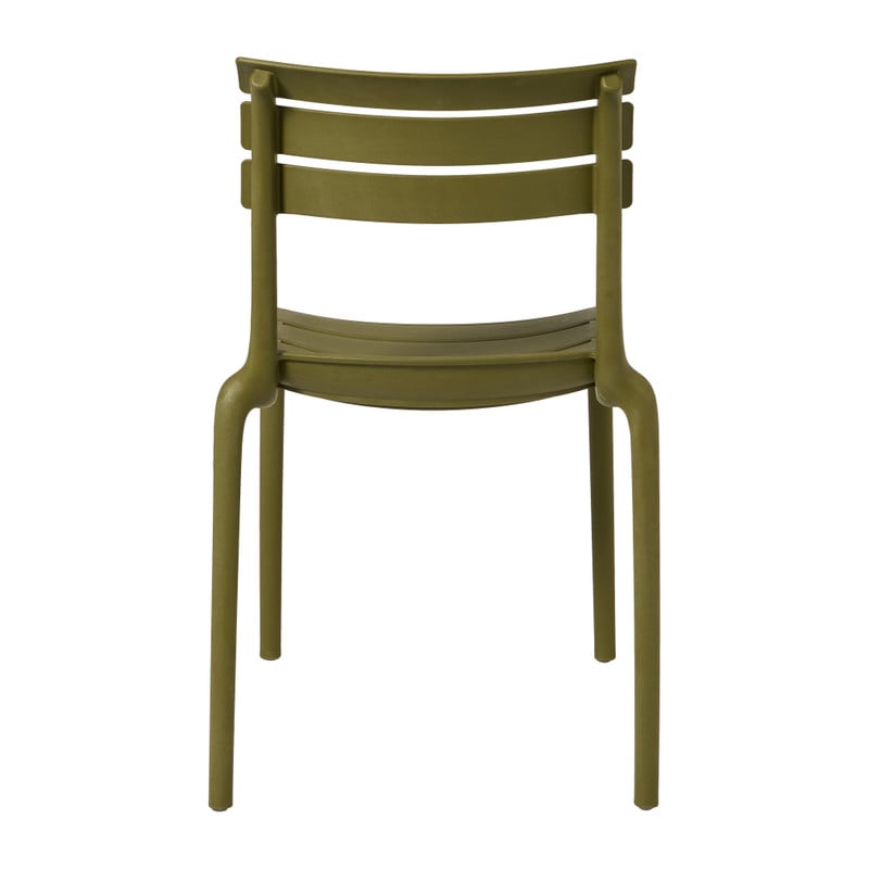 Stapelbare tuinstoel Napoli - groen - 83x55x48 cm