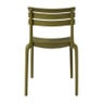 Stapelbare tuinstoel Napoli - groen - 83x55x48 cm