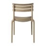 Stapelbare tuinstoel Napoli - taupe - 83x55x48 cm