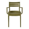 Tuinstoel met armleuning Napoli - groen - 83x55x48 cm