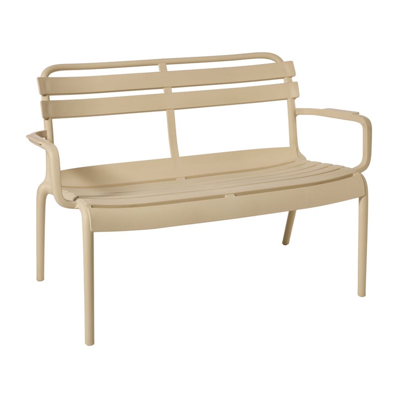 Tuinbank Napoli - beige - 76x68.5x113 cm