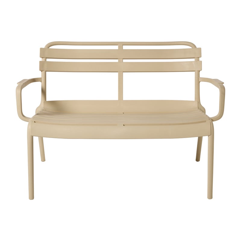 Tuinbank Napoli - beige - 76x68.5x113 cm