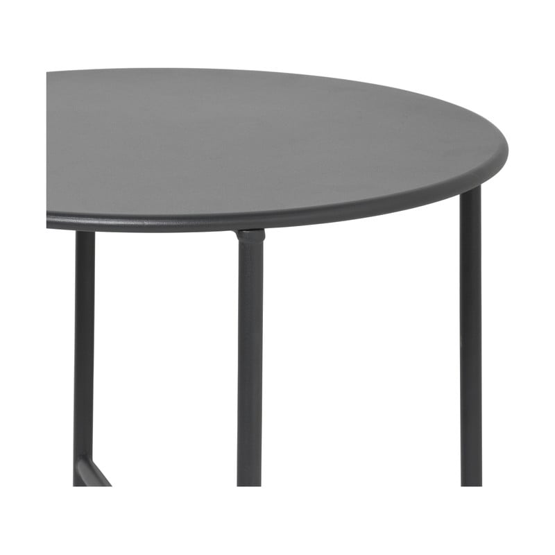 Bijzettafel Pablo zwart - ø50x45 cm