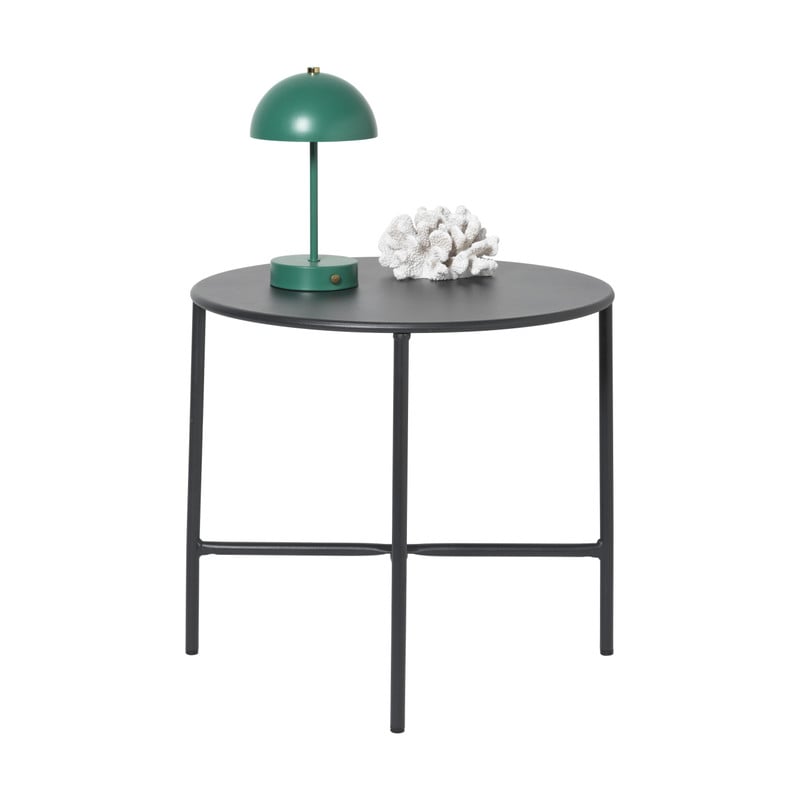 Bijzettafel Pablo zwart - ø50x45 cm
