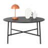 Bijzettafel Pablo zwart - ø70x35 cm