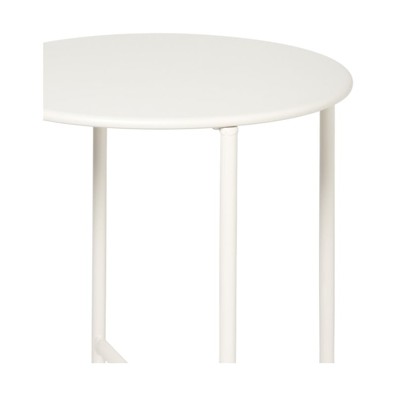Bijzettafel Pablo wit - ø40x50 cm