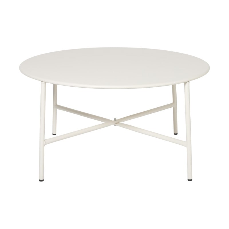 Bijzettafel Pablo wit - ø70x35 cm