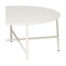 Bijzettafel Pablo wit - ø70x35 cm