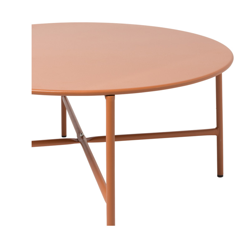 Bijzettafel Pablo peach - ø70x35 cm
