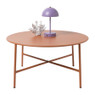 Bijzettafel Pablo peach - ø70x35 cm