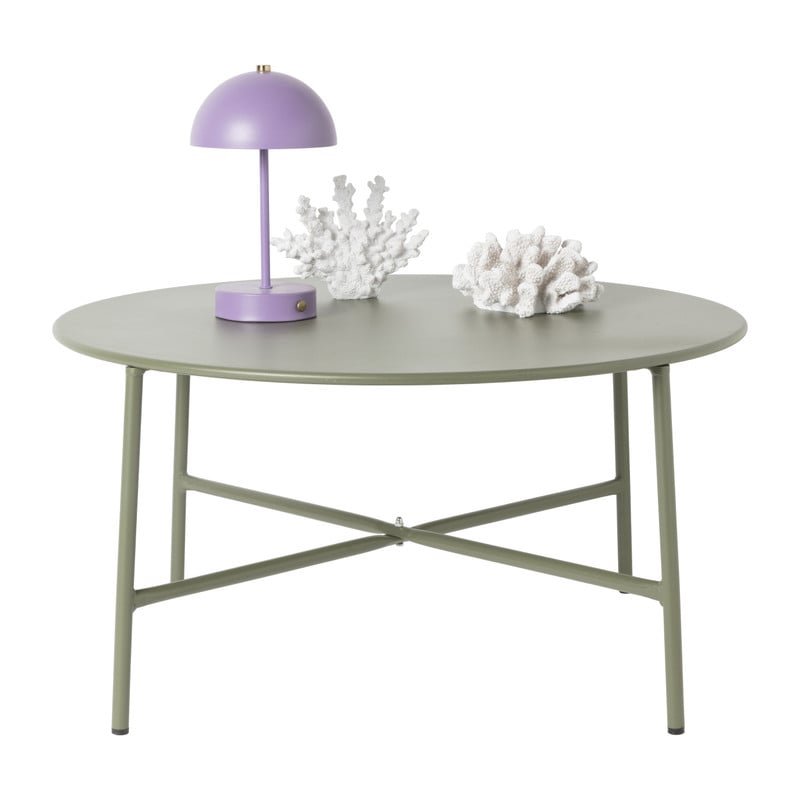 Bijzettafel Pablo groen - ø70x35 cm
