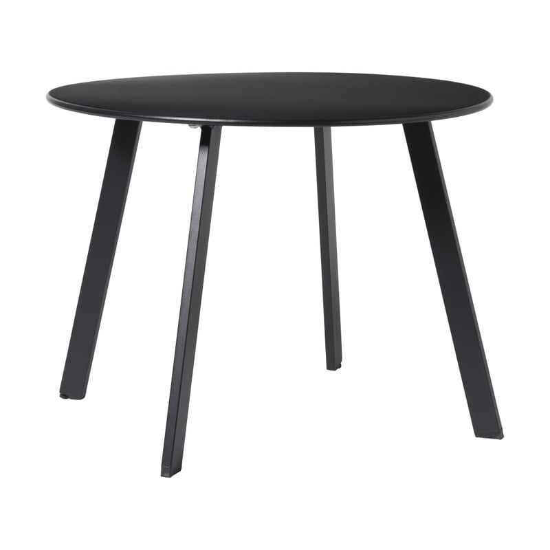 Bijzettafel Diego klein - zwart - ø60x46 cm