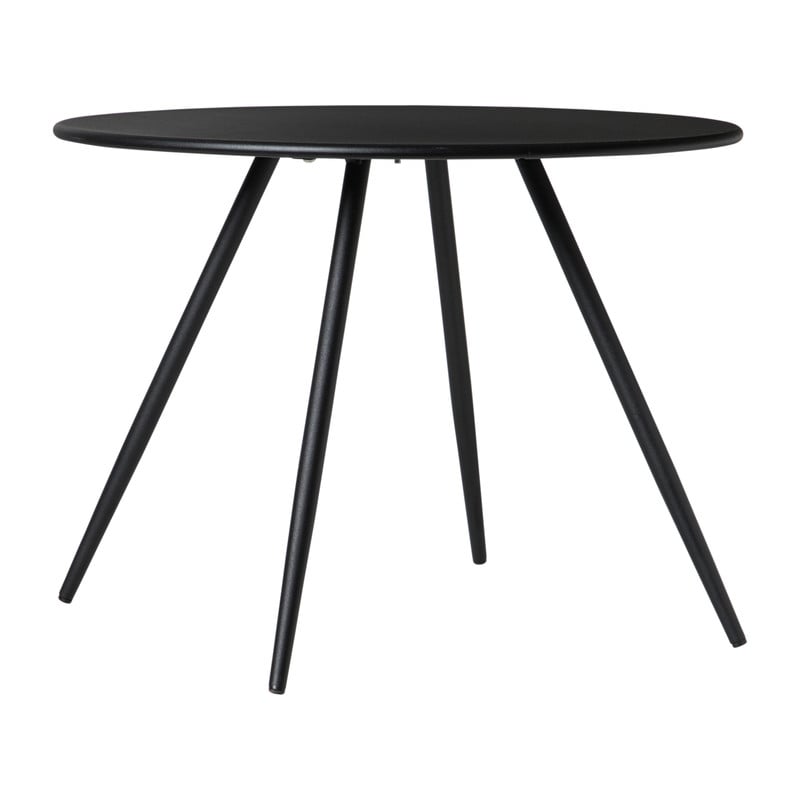 Bijzettafel Manolo laag- zwart - ø55x40 cm