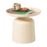 Bijzettafel Firenze hoog - beige - ø48x44 cm