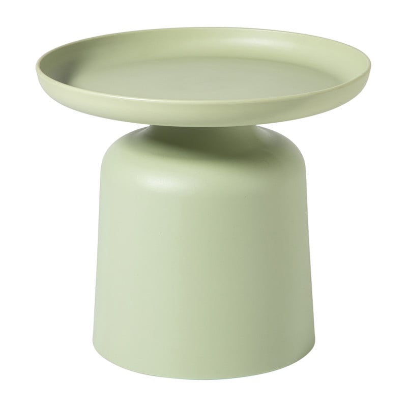 Bijzettafel Firenze hoog - groen - ø48x44 cm